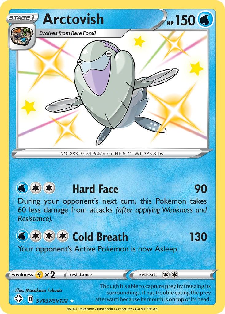 Shining Fates Arctovish Pokémon card